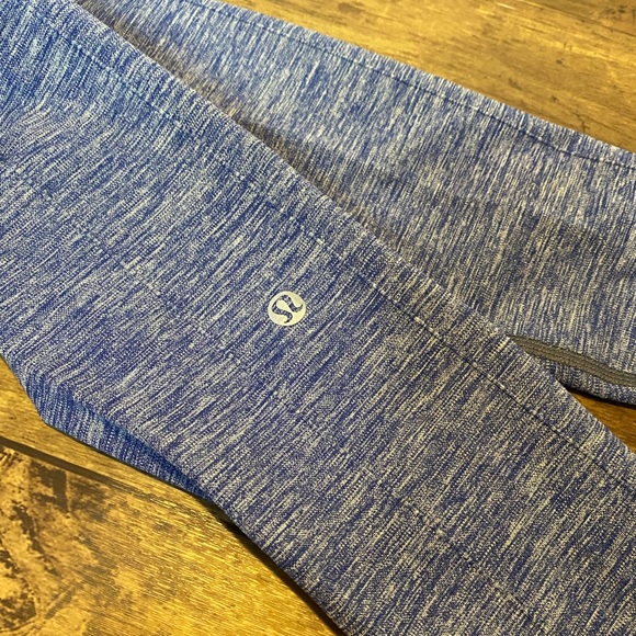 Lululemon Yoga one piece bodysuit in heather gray and blue -like new! - Picture 5 of 5